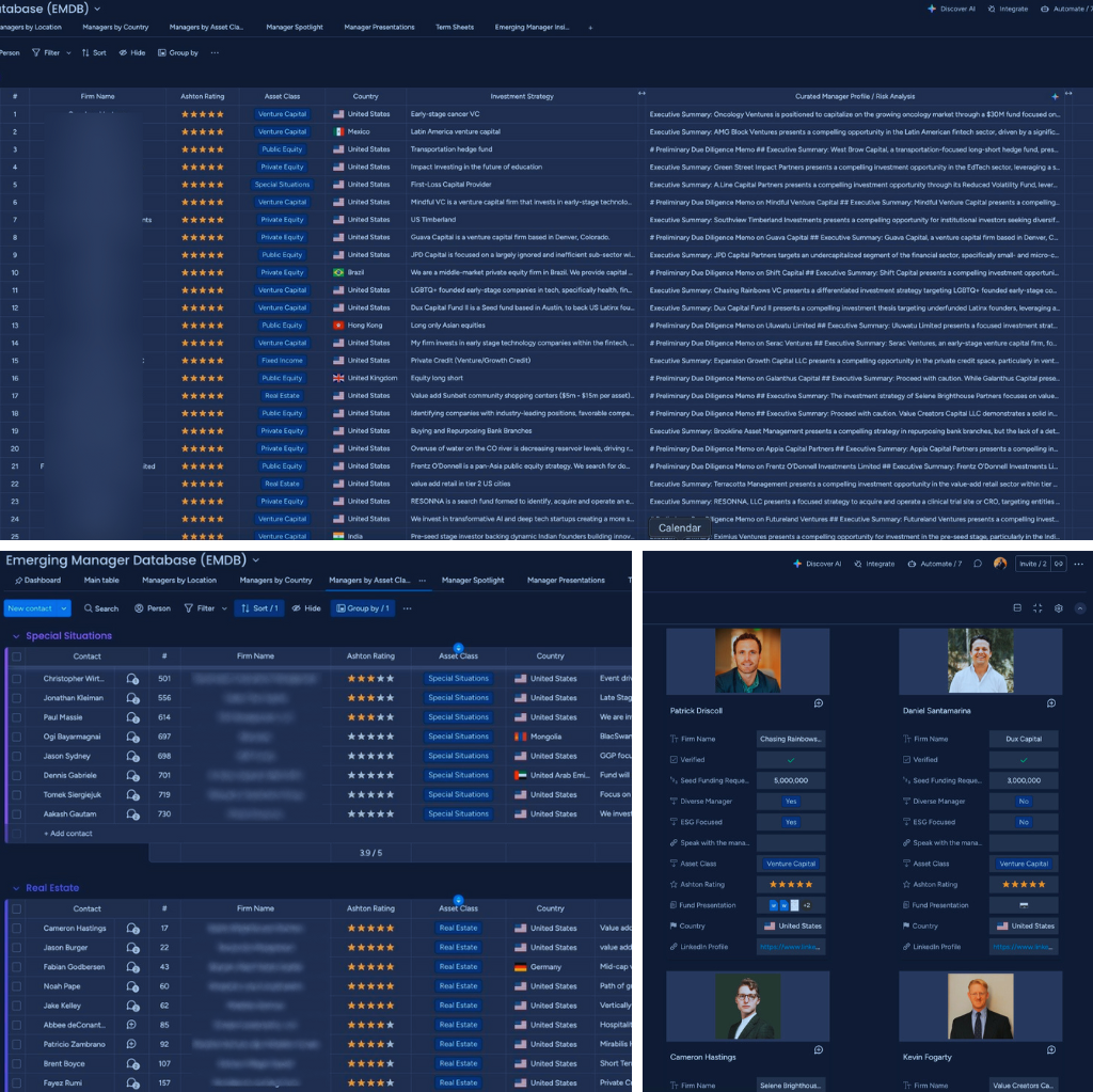 Infographic of unique investment verticals, including private credit and special situations, accessible to family offices through AlphaSeek's manager network.